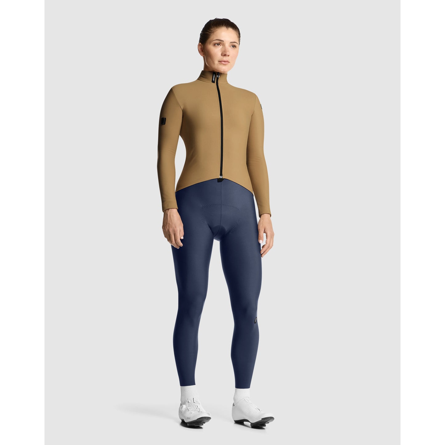 Maglia ASSOS UMA GT C2 a manica lunga da donna Bronzo Cenere