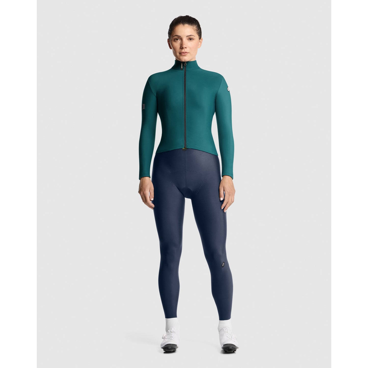 ASSOS UMA GT C2 Maglia a maniche lunghe da donna Foundation Green