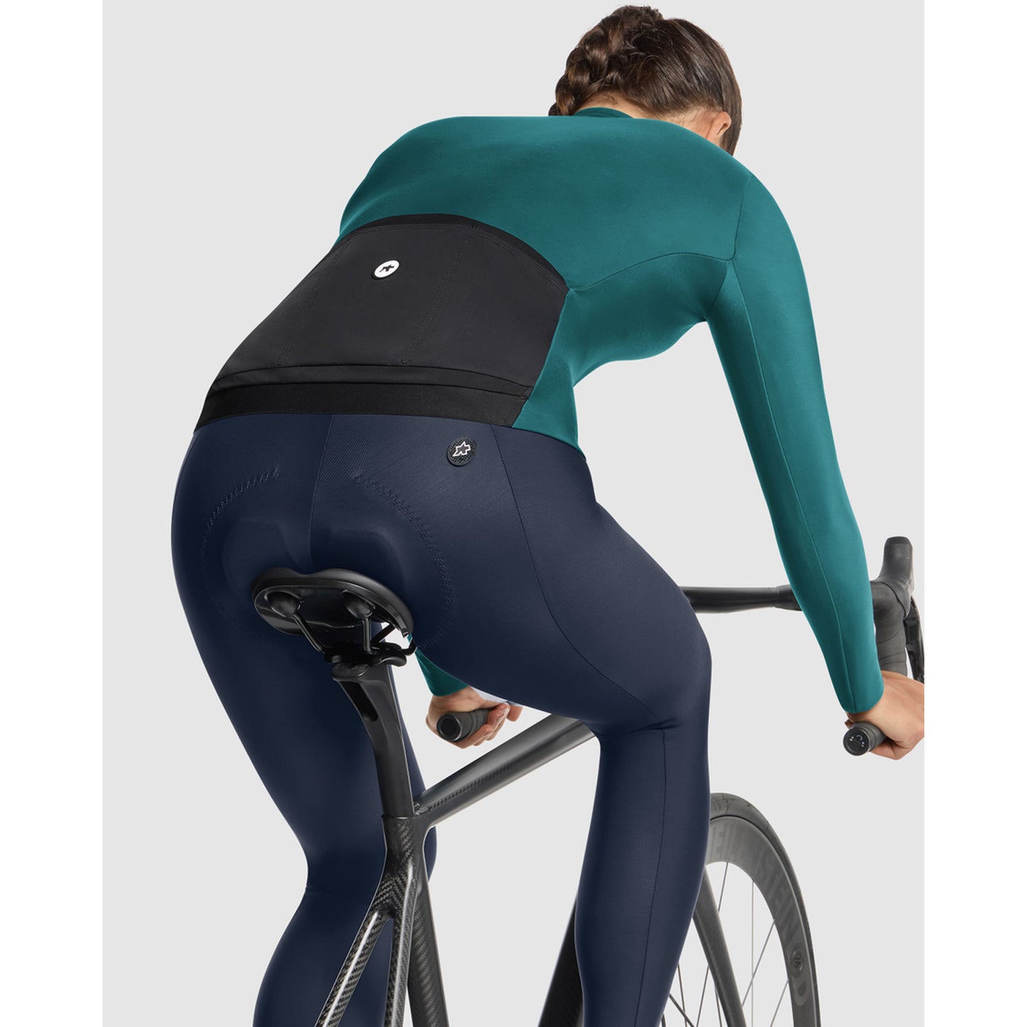 ASSOS UMA GT C2 Maglia a maniche lunghe da donna Foundation Green