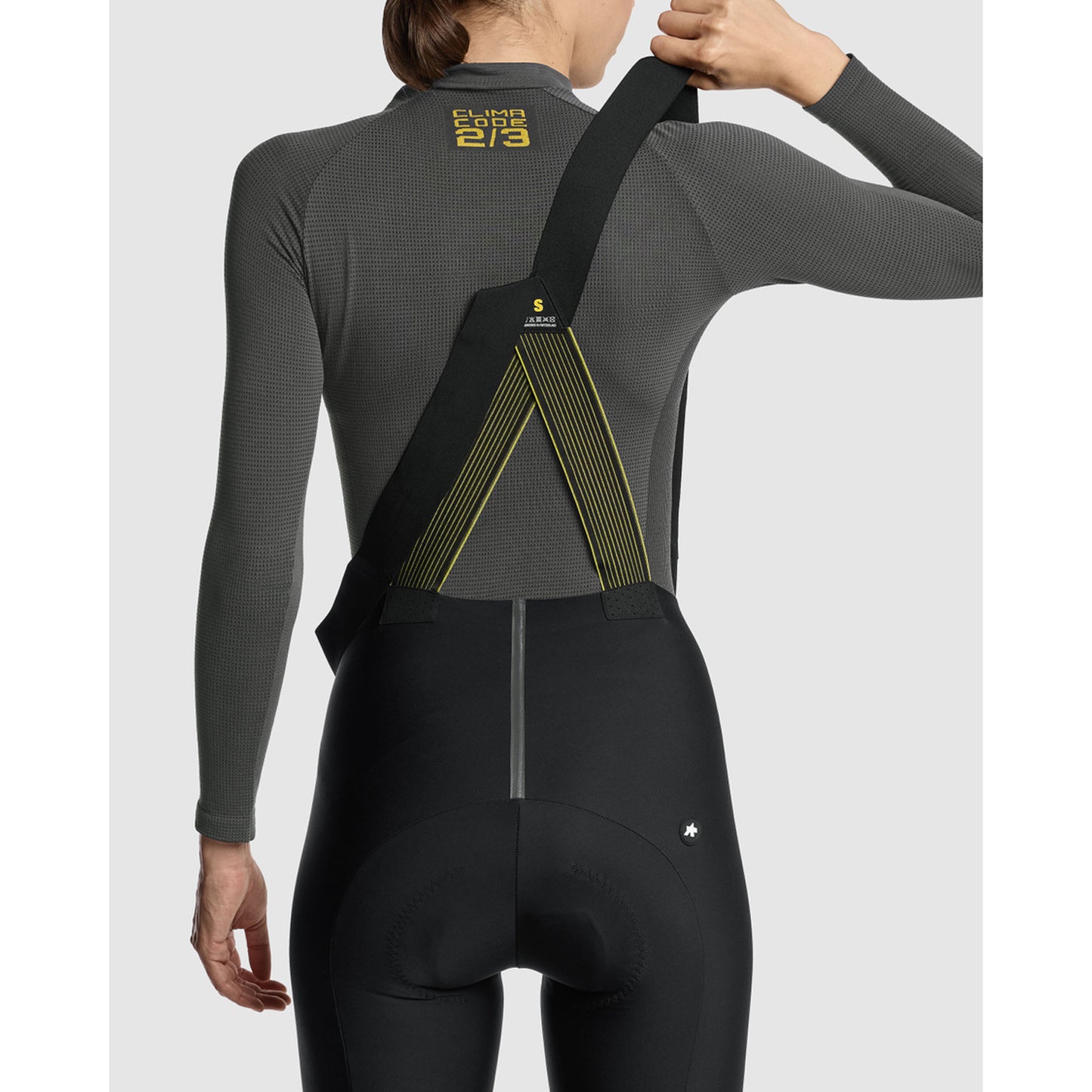 ASSOS WOM P1 - Intimo a maniche lunghe da donna Grigio antracite
