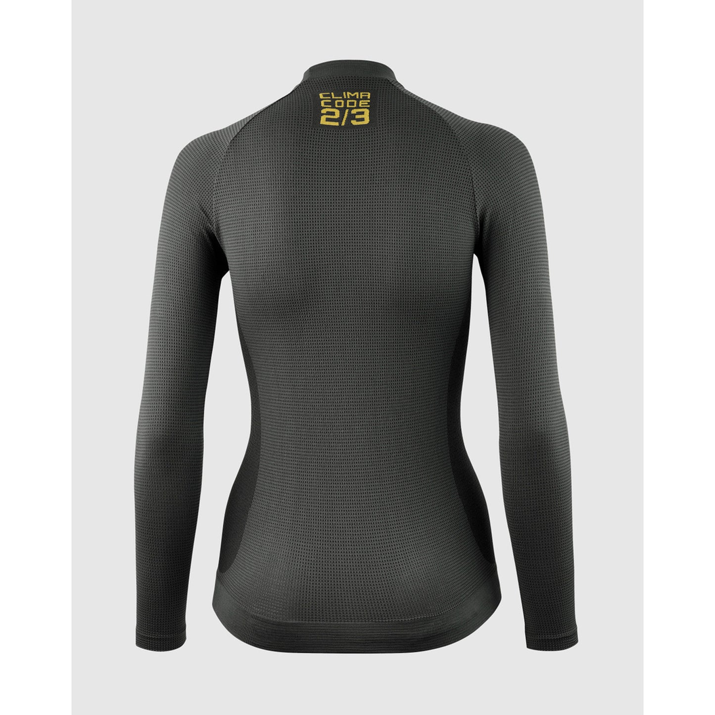 ASSOS WOM P1 - Intimo a maniche lunghe da donna Grigio antracite