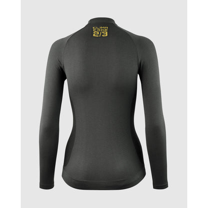 Sottobase ASSOS SPRING FALL P1 Maniche Lunghe Donna Grigio