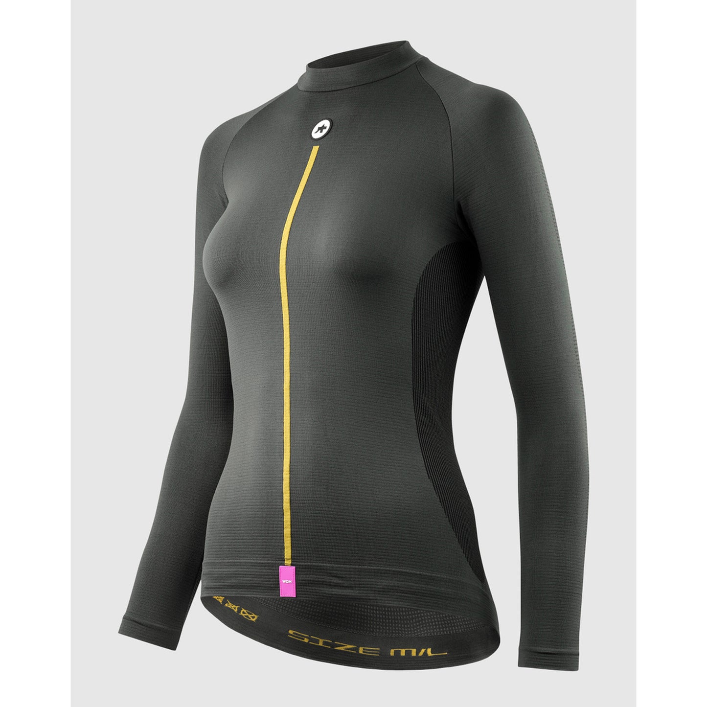 ASSOS WOM P1 - Intimo a maniche lunghe da donna Grigio antracite