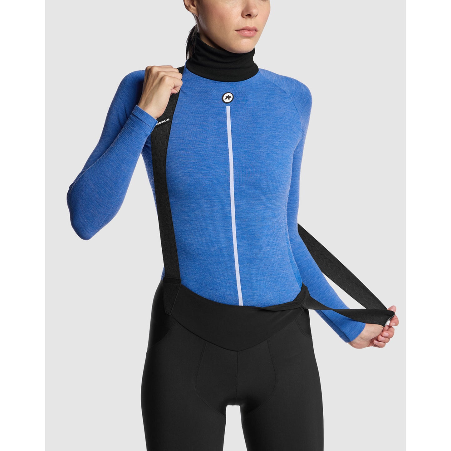 ASSOS WOM UZ P1 Donna manica lunga Calypso Blu Intimo