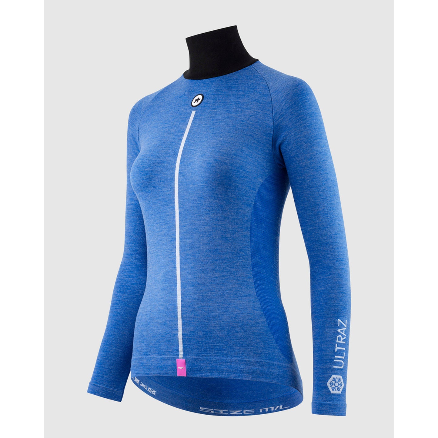 ASSOS WOM UZ P1 Donna manica lunga Calypso Blu Intimo