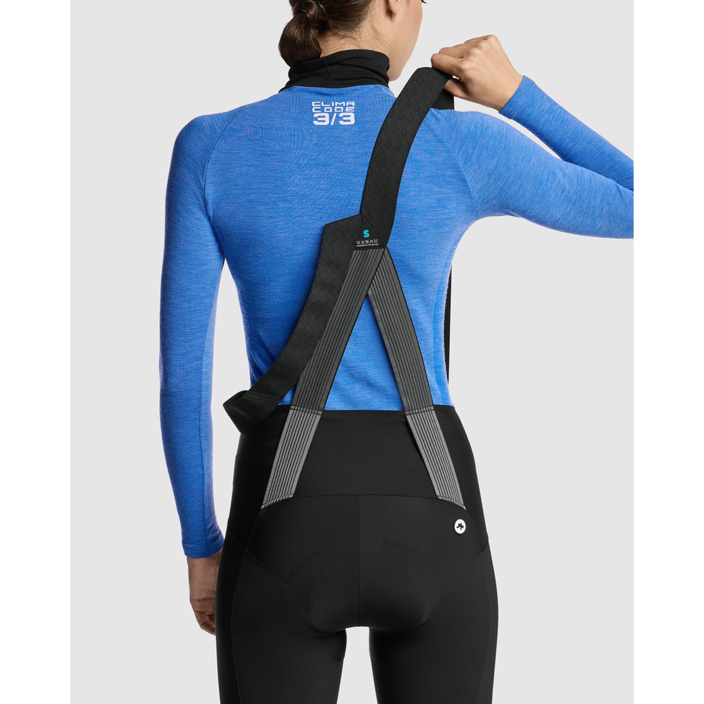 ASSOS WOM UZ P1 Donna manica lunga Calypso Blu Intimo