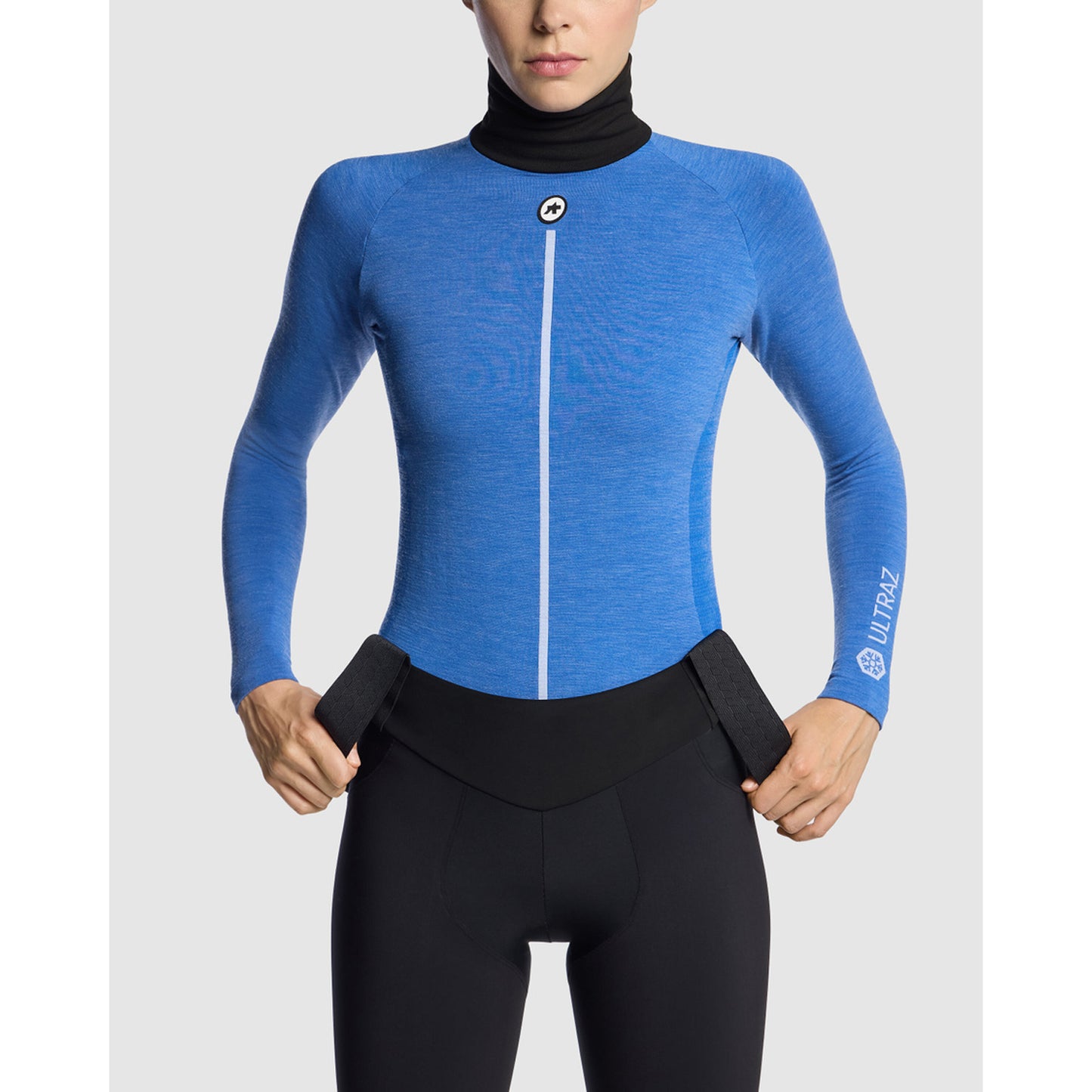 ASSOS WOM UZ P1 Donna manica lunga Calypso Blu Intimo