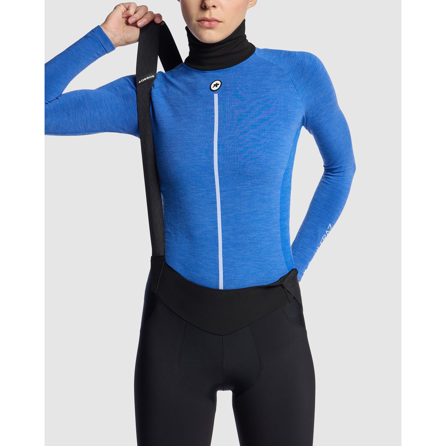 ASSOS WOM UZ P1 Donna manica lunga Calypso Blu Intimo