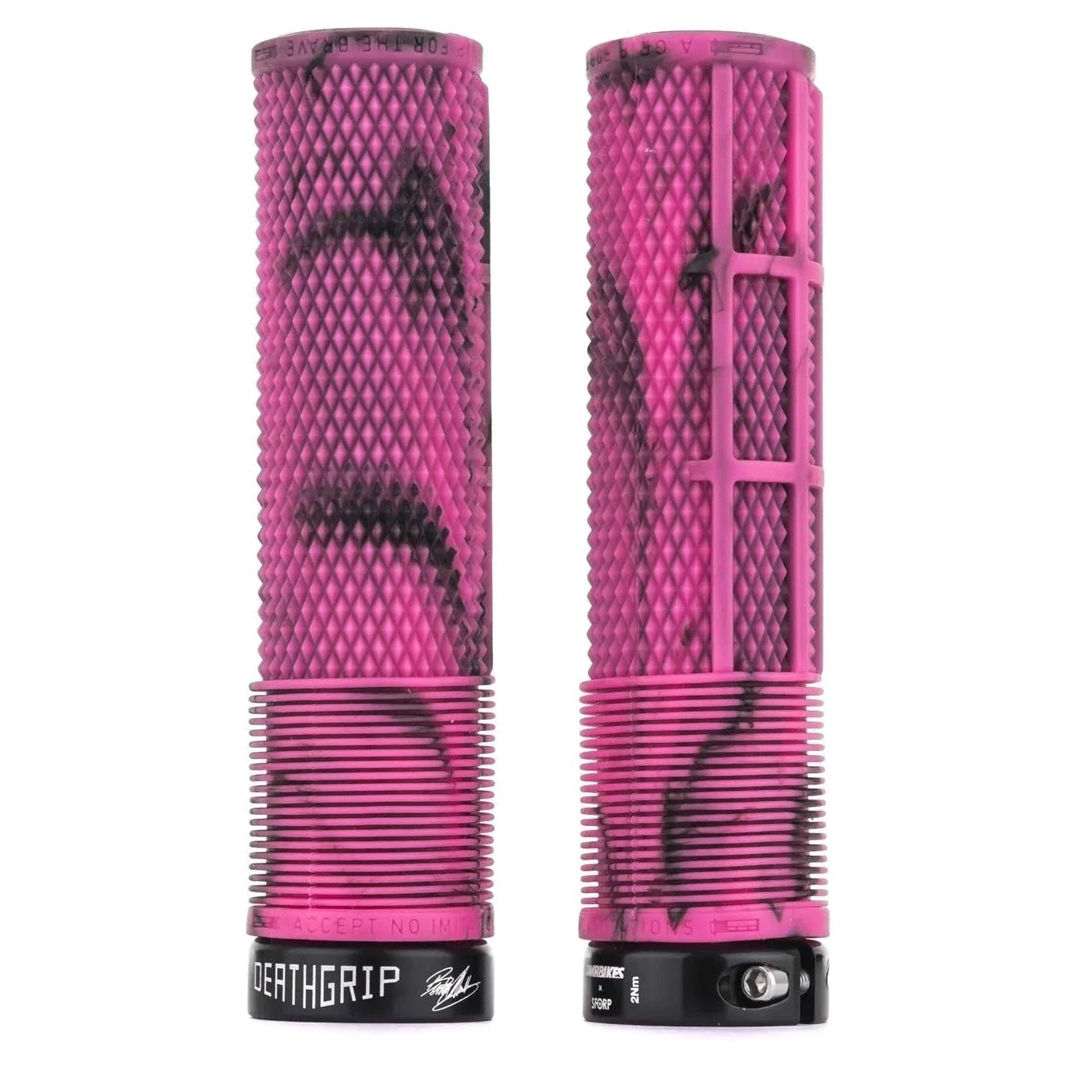 Manopole DMR DEATHGRIP Medium Lock-on Rosa/Camo