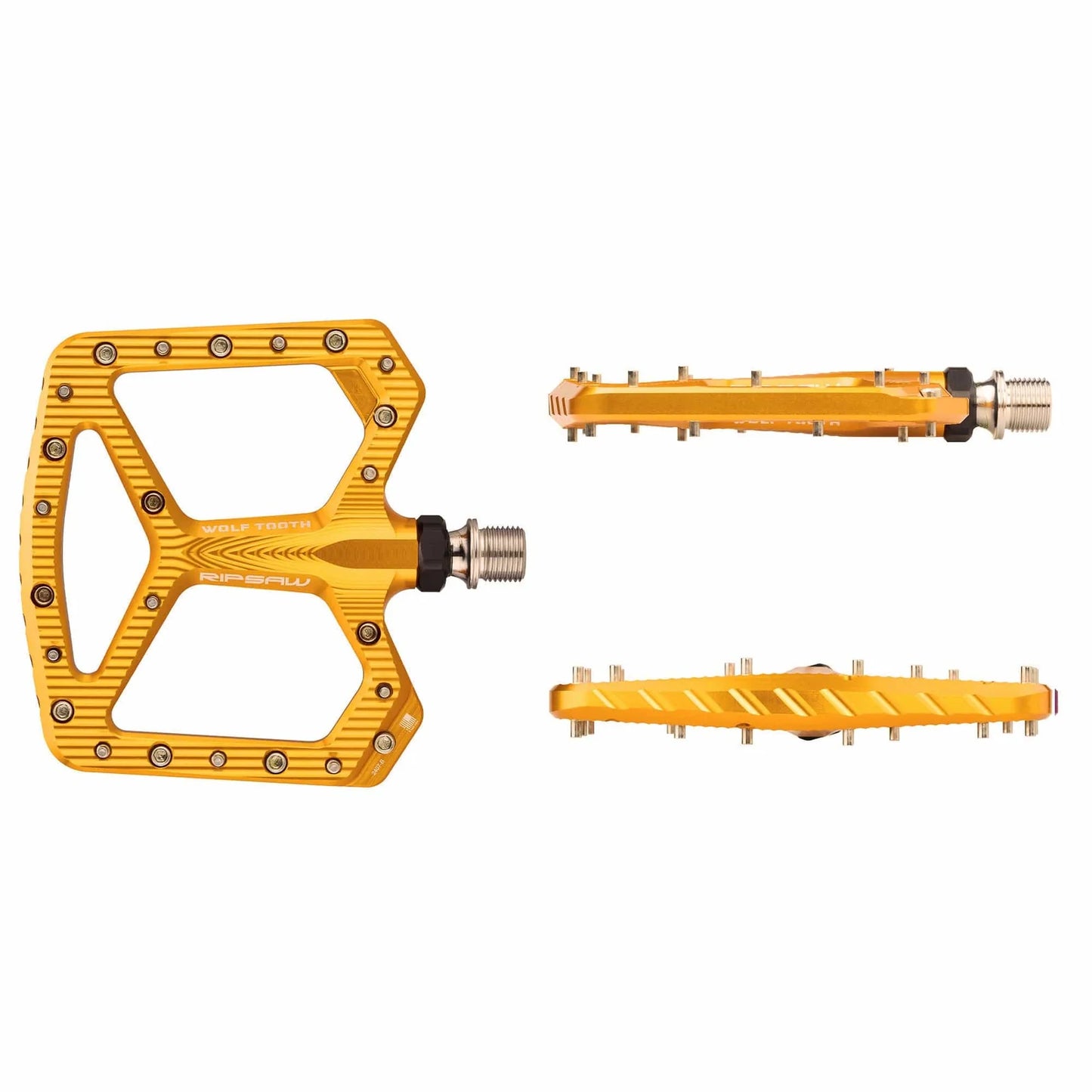 Pedali piatti WOLF TOOTH RIPSAW dorati