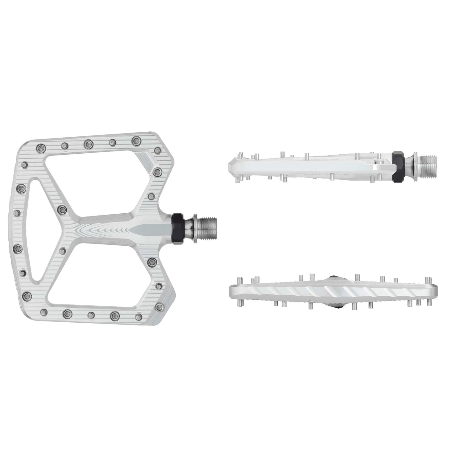 Pedali piatti WOLF TOOTH RIPSAW argento