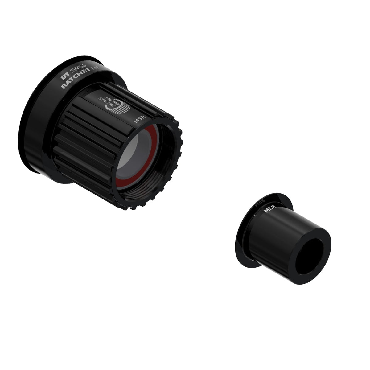 Corpetto ruota libera DT SWISS Ratchet LN per Shimano Micro Spline, perno 12x142 mm, in alluminio Light