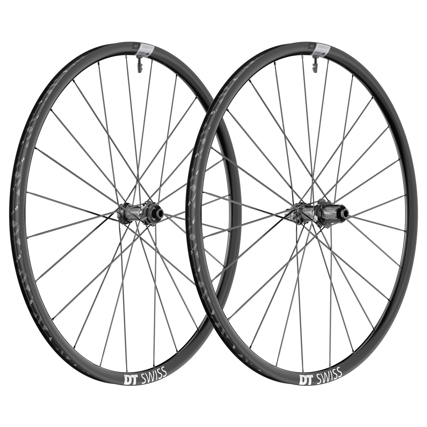 Set di ruote DT SWISS C 1800 SPLINE 23 700c DISC Tubeless Ready (Center Lock)