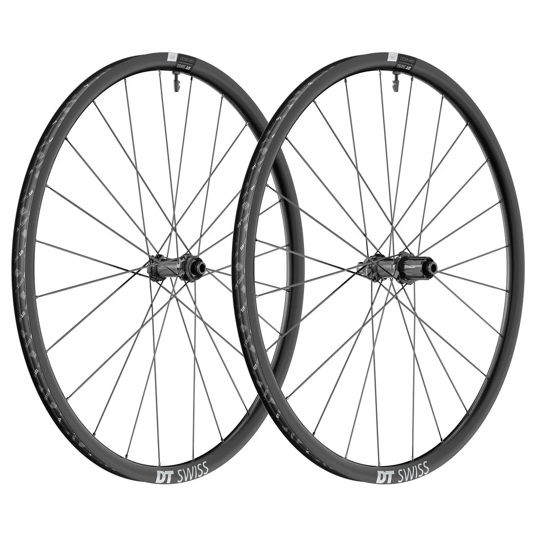 Coppia di ruote DT SWISS GR 1600 SPLINE 25 DISC Tubeless Ready (Center Lock) Dynamo