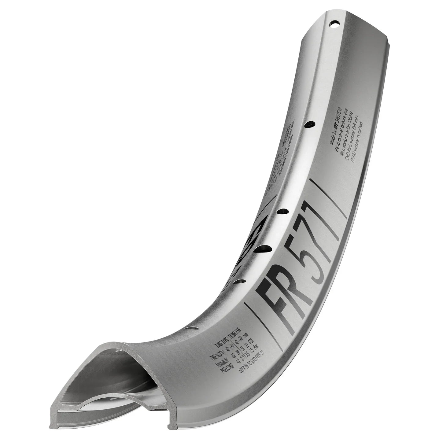 Cerchio DT SWISS FR 571 27,5'' 30 mm Argento