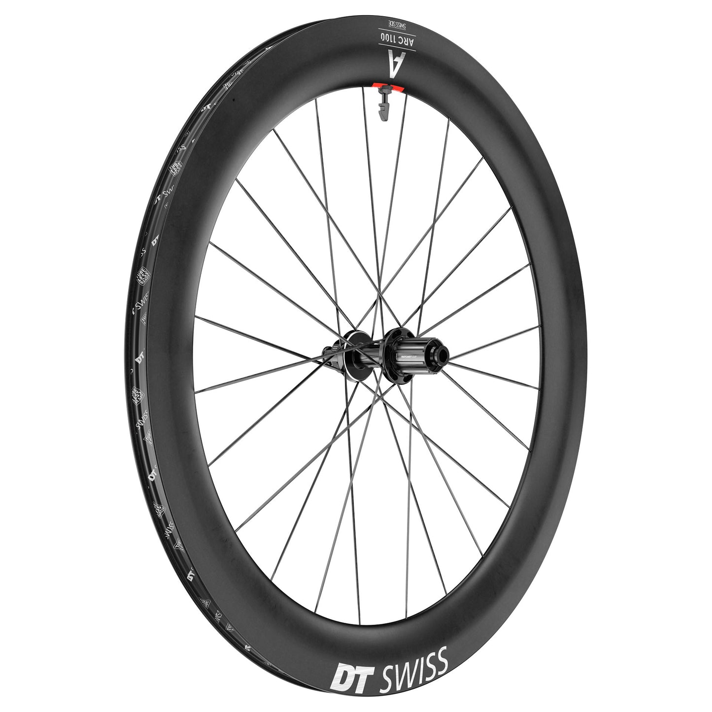 Ruota posteriore DT SWISS ARC 1100 DICUT 65 DISC Tubeless Ready (Center Lock)
