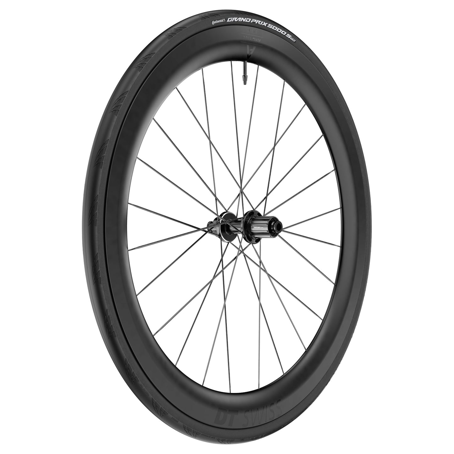 Ruota posteriore DT SWISS ARC 1100 DICUT WTS 55 Tubeless Ready (Center Lock) nera