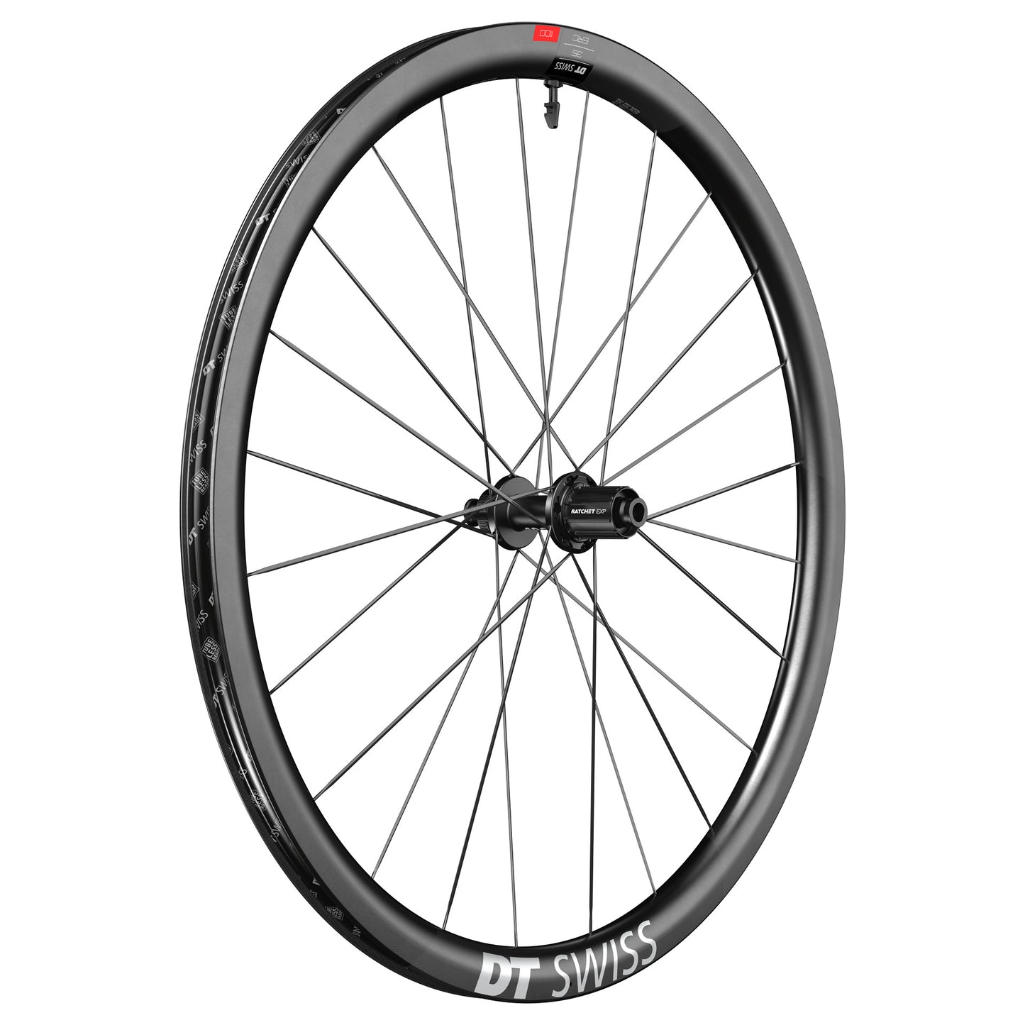 Ruota posteriore DT SWISS ERC 1100 DICUT 35 DISC Tubeless Ready (Center Lock)