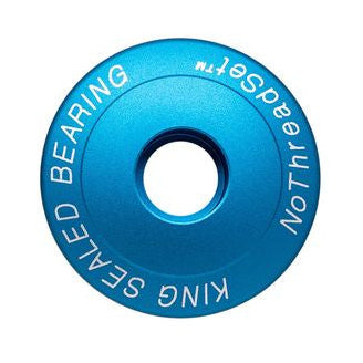 Tappo Attacco Manubrio CHRIS KING 1"1/8 Turchese