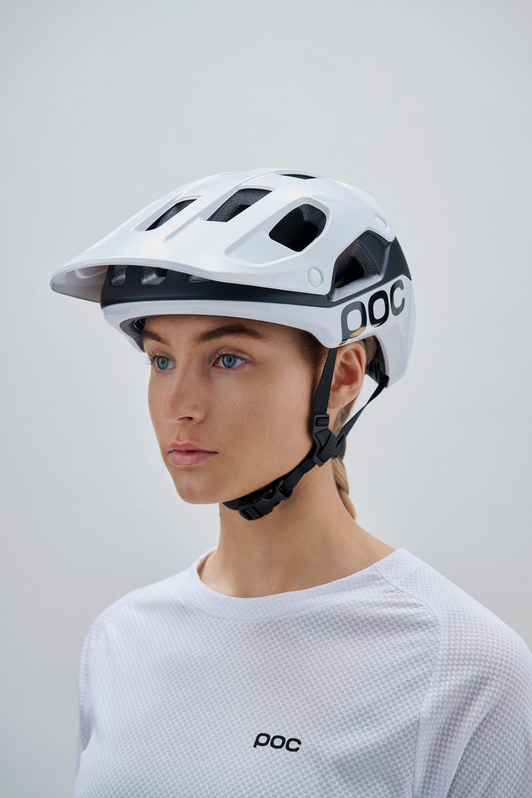 POC CULARIS PURE Casco MTB Bianco/Nero Opaco