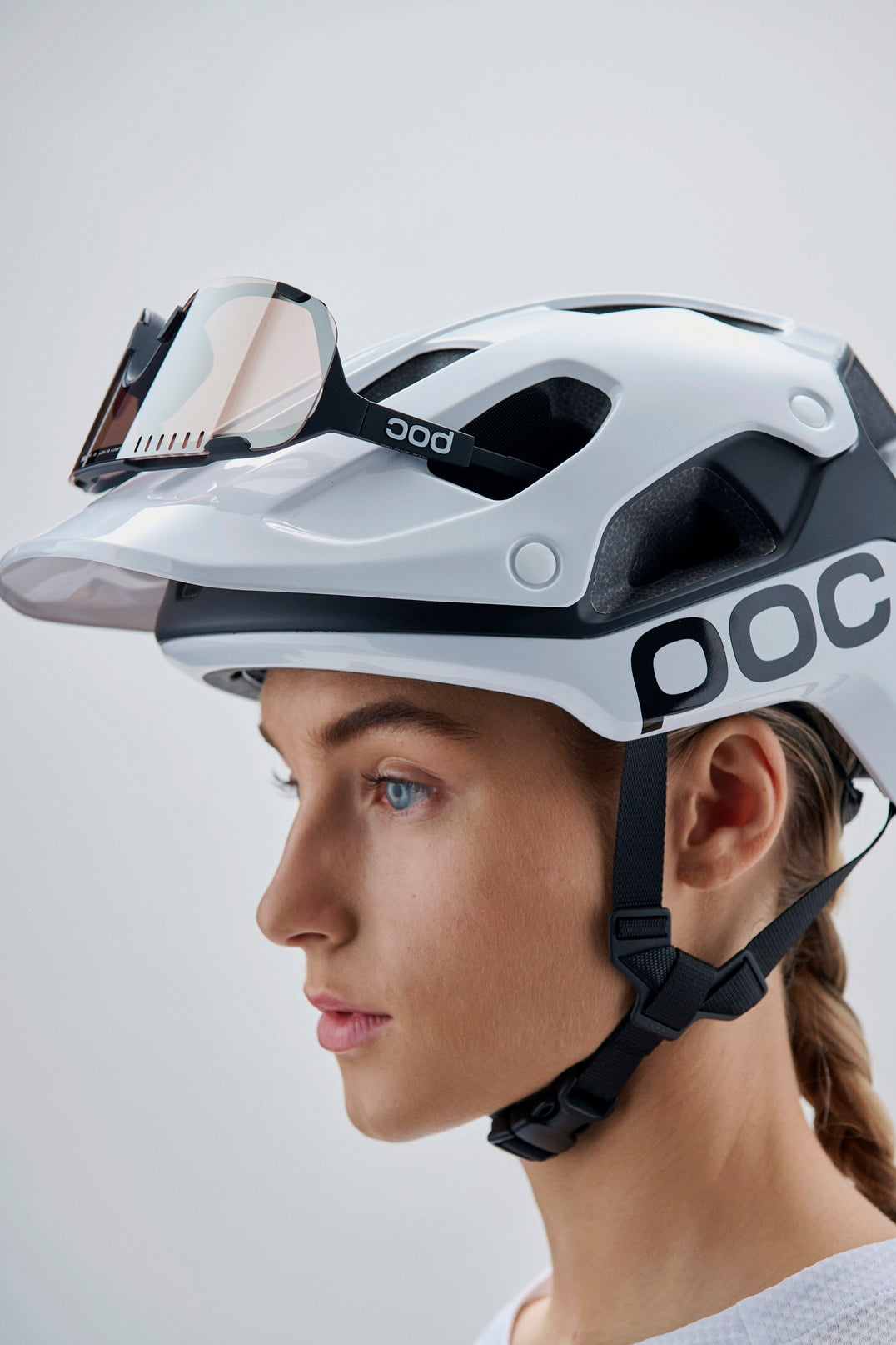 POC CULARIS PURE Casco MTB Bianco/Nero Opaco