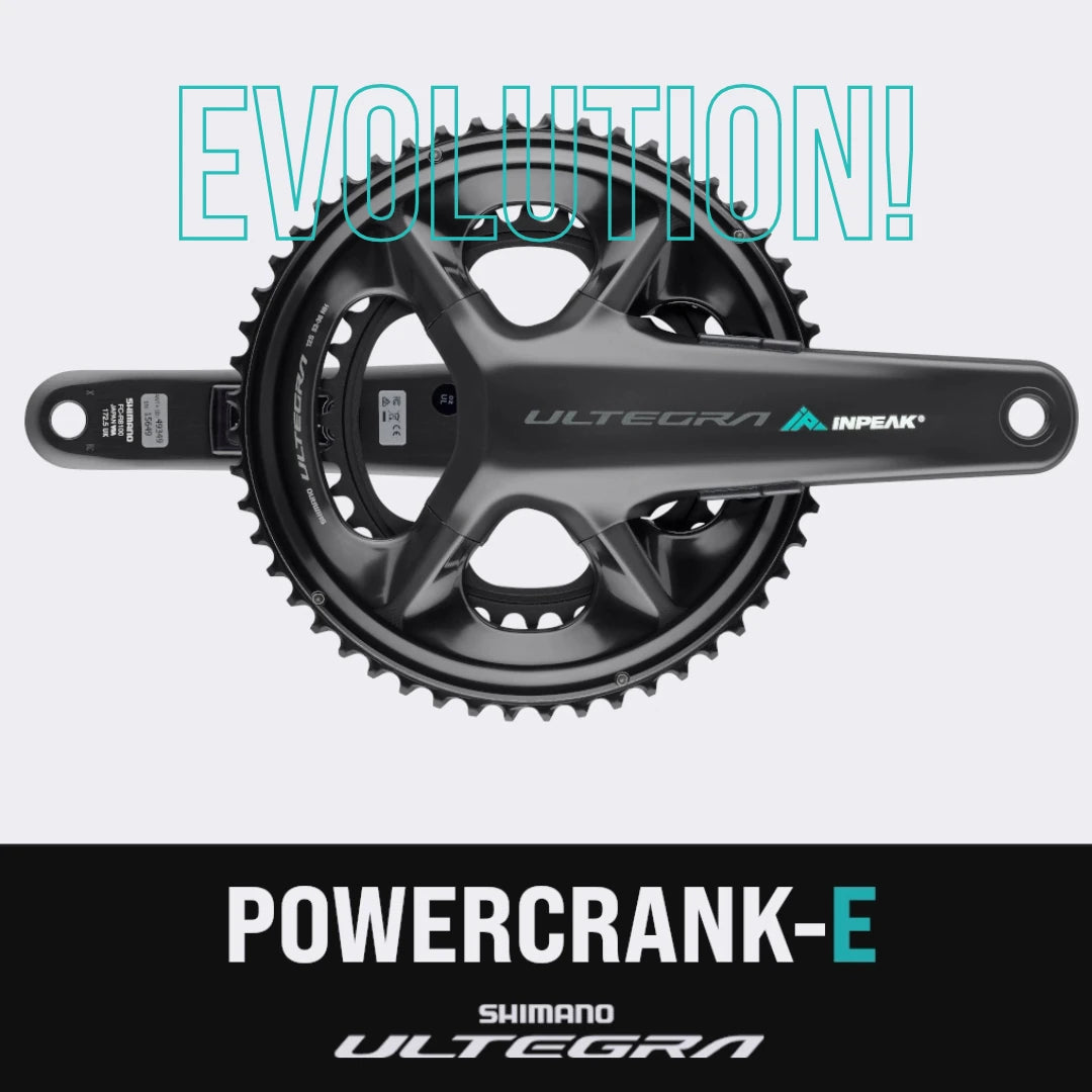Guarnitura con misuratore di potenza INPEAK POWERCRANK-E TWIN2 LR Shimano Ultegra R8100