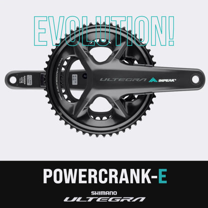 Guarnitura con misuratore di potenza INPEAK POWERCRANK-E TWIN2 LR Shimano Ultegra R8100