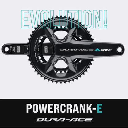 Guarnitura con misuratore di potenza INPEAK POWERCRANK-E TWIN2 LR Shimano Dura-Ace R9200