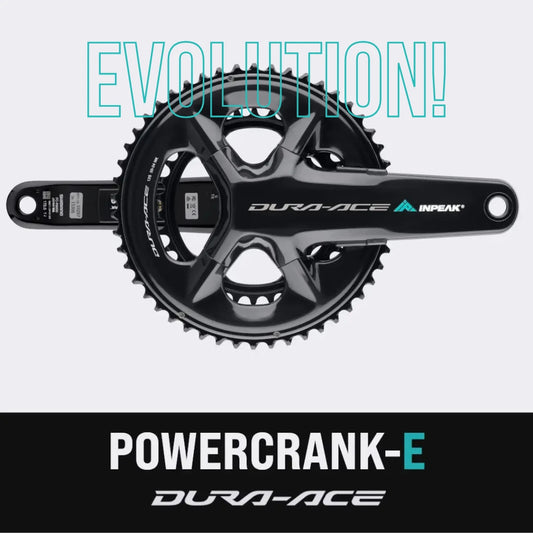 Guarnitura con misuratore di potenza INPEAK POWERCRANK-E TWIN2 LR Shimano Dura-Ace R9200