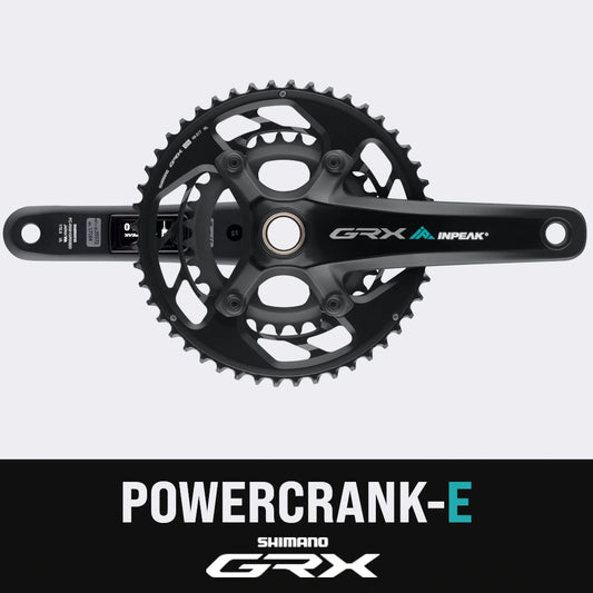 Guarnitura con misuratore di potenza INPEAK POWERCRANK-E TWIN2 LR Shimano GRX RX820-2