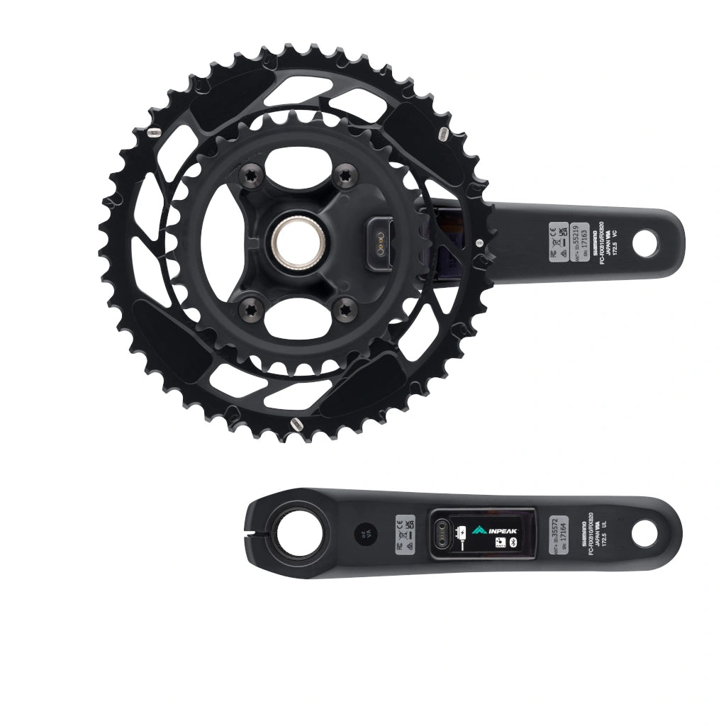Guarnitura con misuratore di potenza INPEAK POWERCRANK-E TWIN2 LR Shimano GRX RX820-2