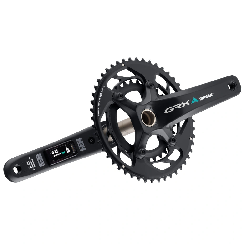 Guarnitura con misuratore di potenza INPEAK POWERCRANK-E TWIN2 LR Shimano GRX RX820-2