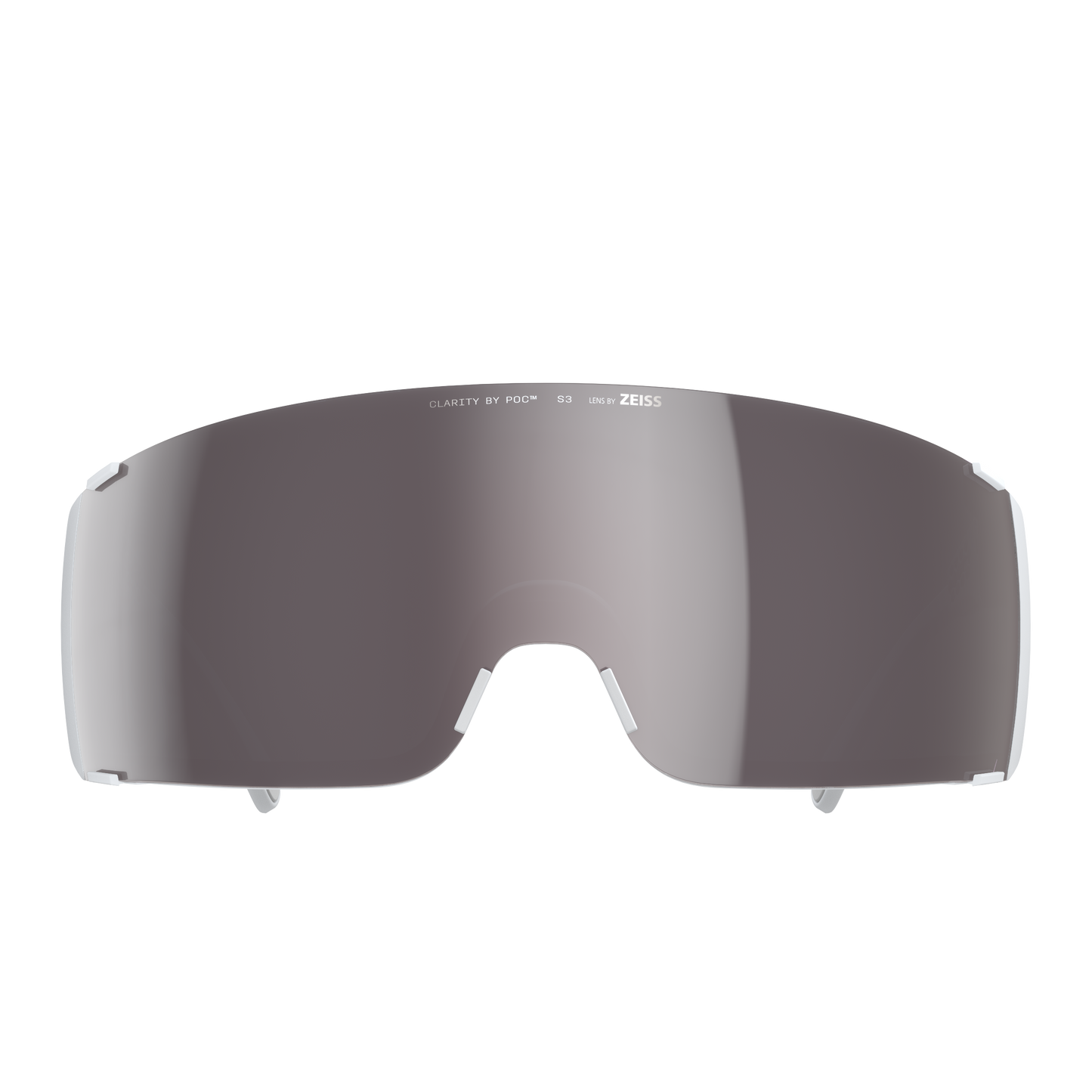 POC PROPEL + Occhiali bianchi Clarity Road Sunny Lens Silver