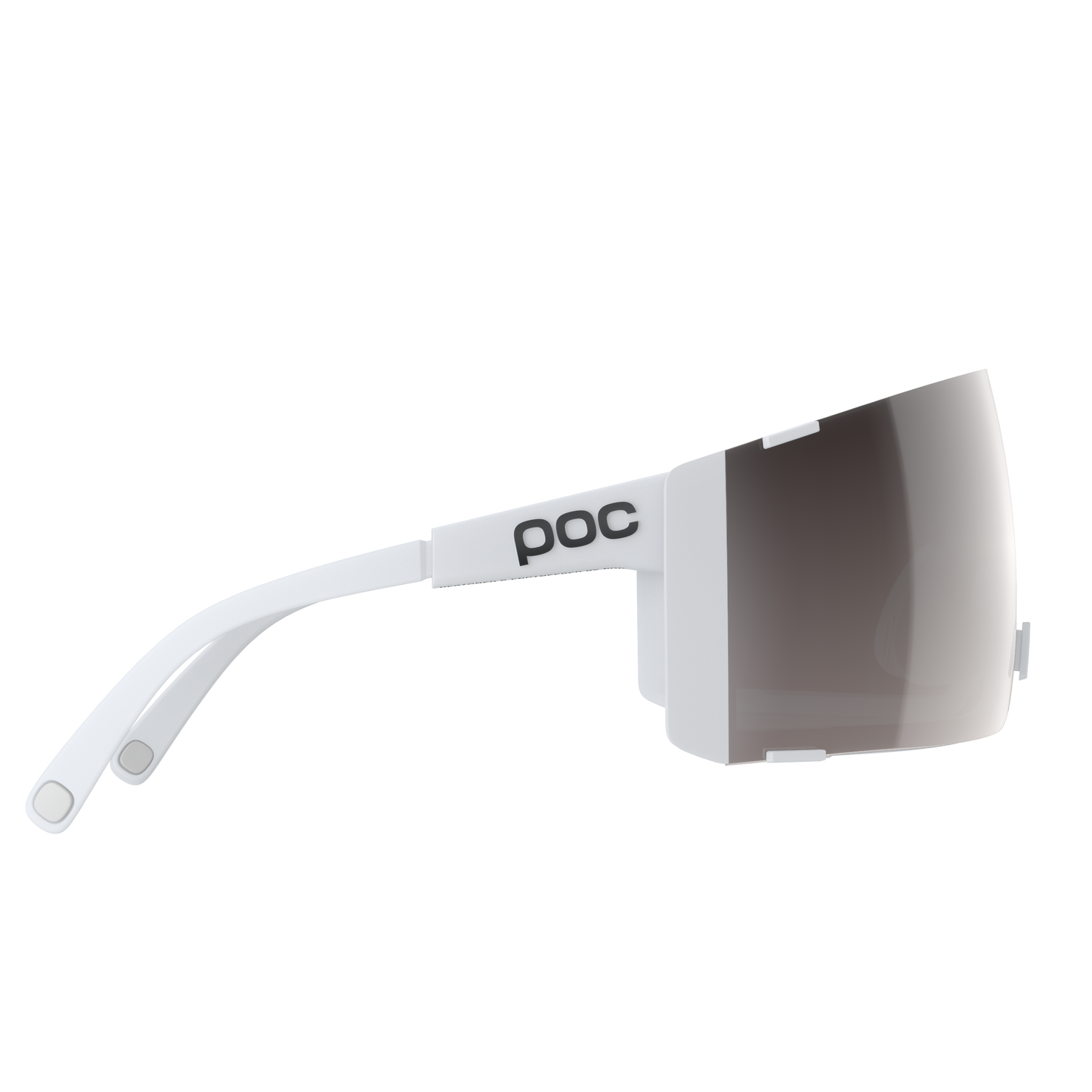POC PROPEL + Occhiali bianchi Clarity Road Sunny Lens Silver