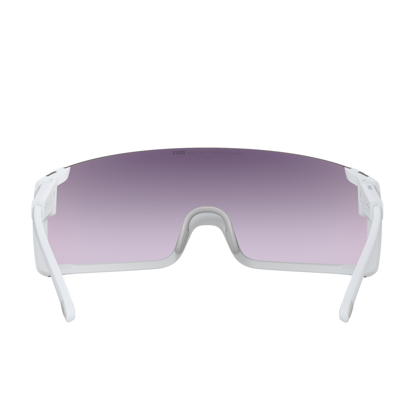 POC PROPEL + Occhiali bianchi Clarity Road Sunny Lens Silver