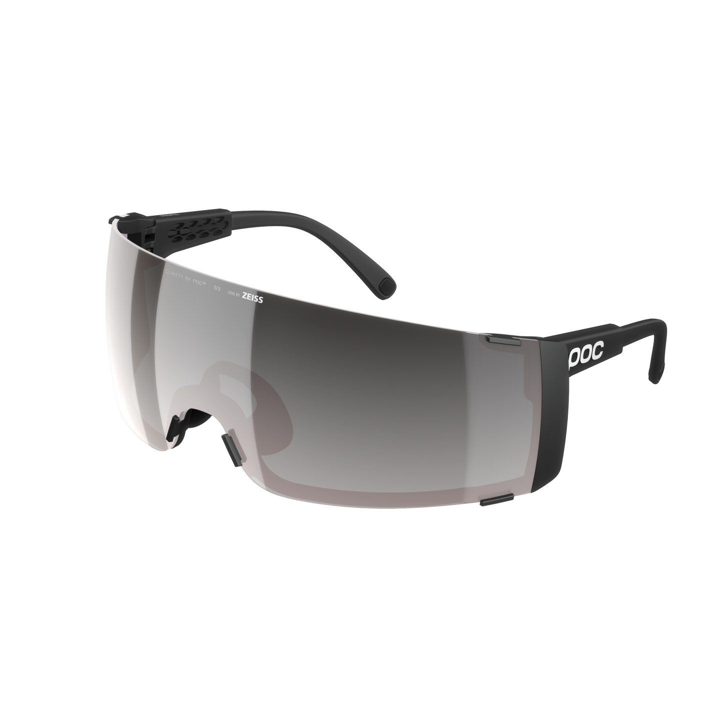 POC PROPEL + Occhiali neri Clarity Road Sunny Lens Argento