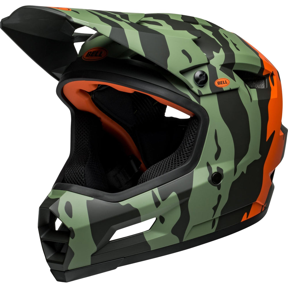 Casco MTB BELL SANCTION 2 DLX MIPS Verde/Arancione/Nero