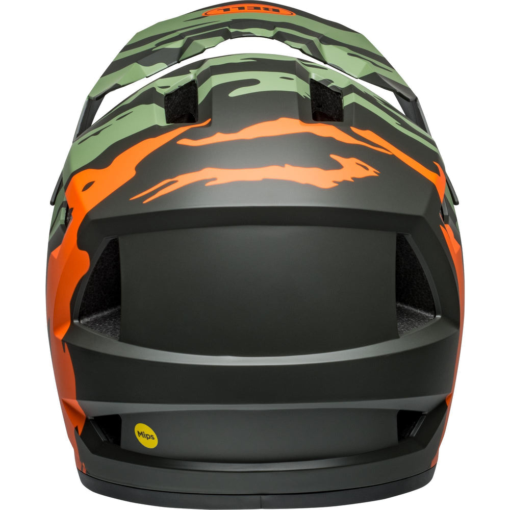 Casco MTB BELL SANCTION 2 DLX MIPS Verde/Arancione/Nero