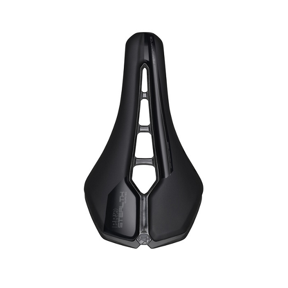 Sella PRO Stealth Performance Curved 152 mm con binari in acciaio neri