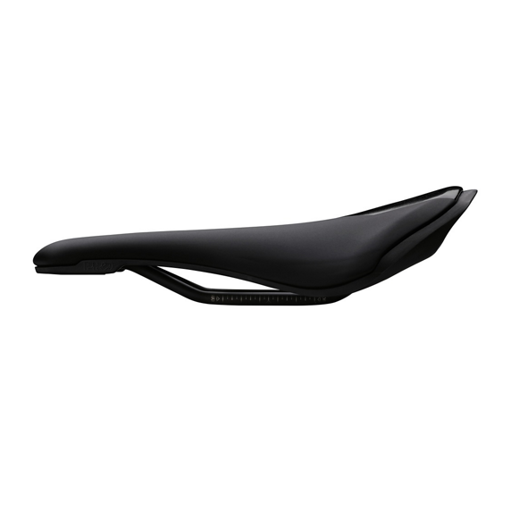 Sella PRO Stealth Performance Curved 152 mm con binari in acciaio neri
