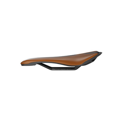 Sella PRO STEALTH PERFORMANCE CURVED 152mm Rotaie Acciaio Marrone