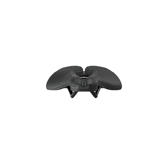 Sella PRO 3D TEAM 152 mm binari in carbonio nero