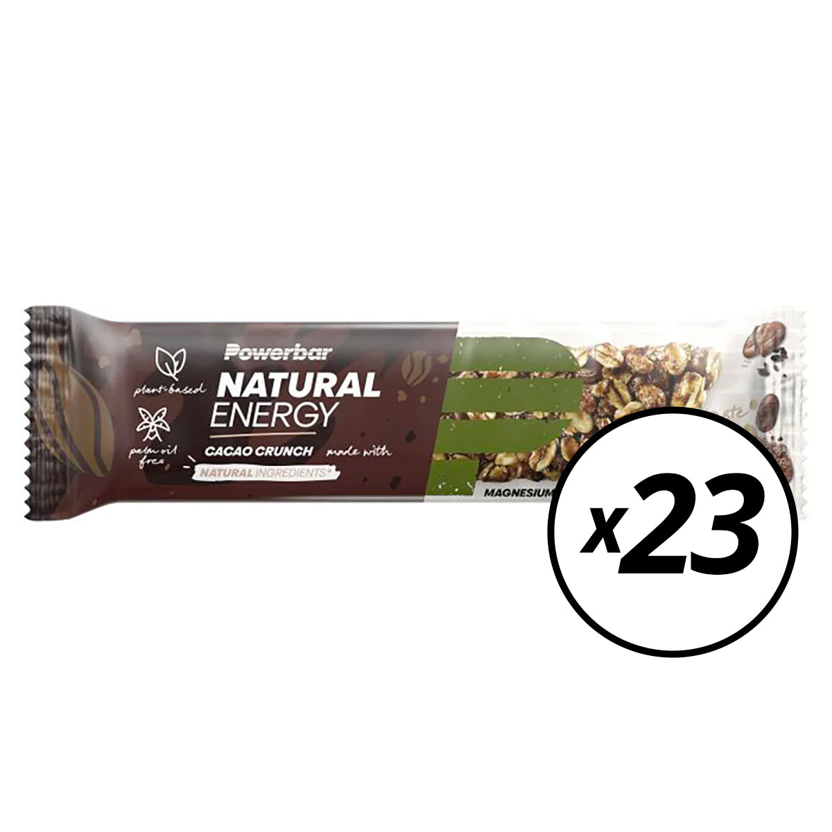 23 barrette energetiche naturali POWERBAR (40 g) al cacao - Dattero