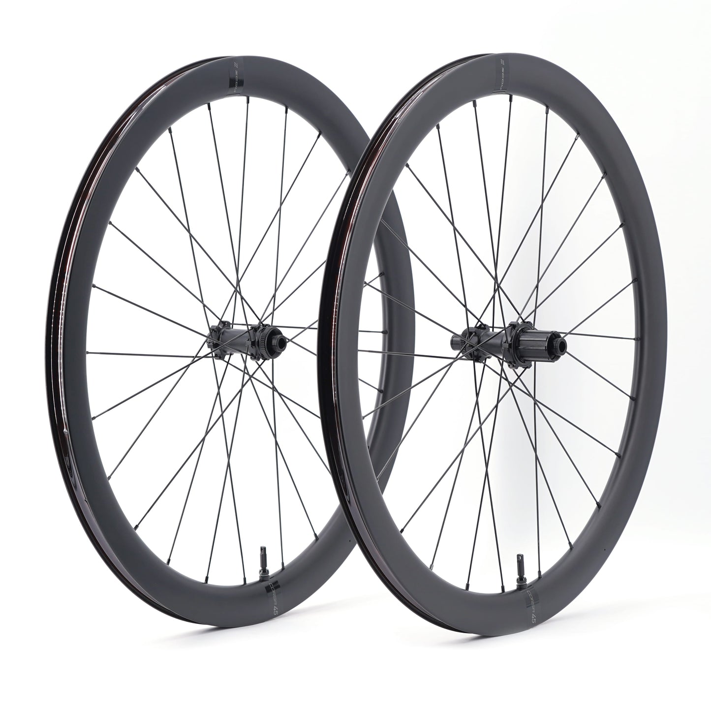 Coppia di ruote SCOM CORSA 45 Tubeless Ready (bloccaggio centrale)