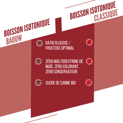 Bevanda Energetica BAOUW ISOTONIC (45g) Anguria/Melograno