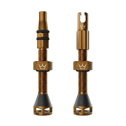Valvole Tubeless PEATY'S HOLESHOT FAST FLOW 42mm (x2) Bronzo
