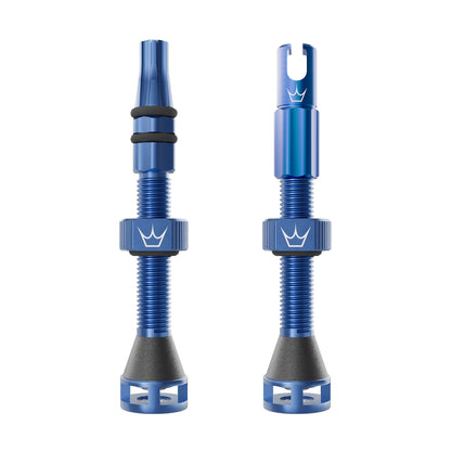 Valvole Tubeless PEATY'S HOLESHOT FAST FLOW 42mm (x2) Blu