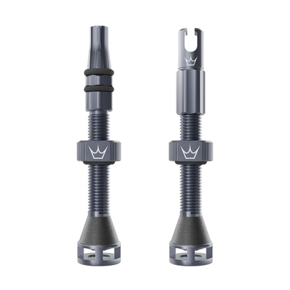Valvole Tubeless PEATY'S HOLESHOT FAST FLOW 42mm (x2) Petrolio