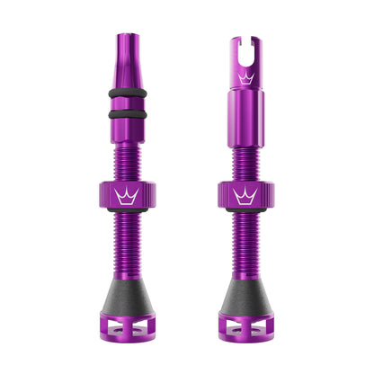 Valvole Tubeless PEATY'S HOLESHOT FAST FLOW 42mm (x2) Viola