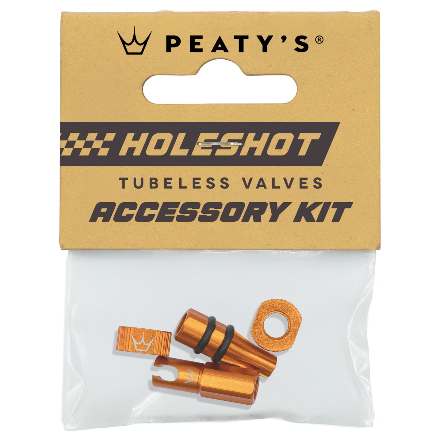 Kit di tappi e nippli arancioni PEATY'S HOLESHOT FAST FLOW